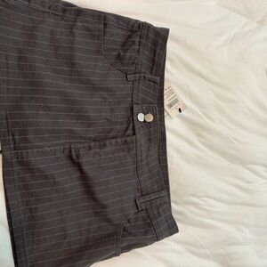 Windsor Black Pinstripe Mini Skirt